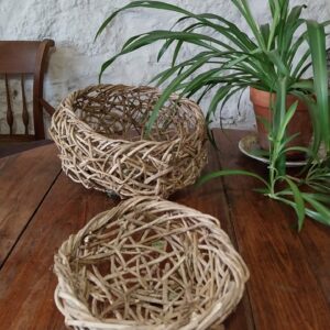 Petite corbeille en lierre