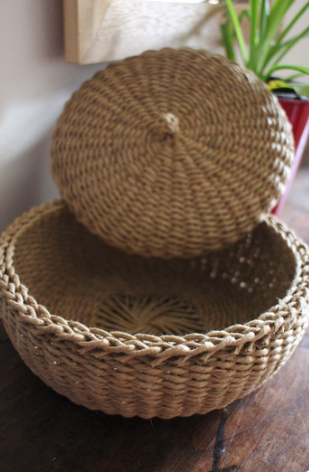 Boîte à bijoux en toron de papier recyclé – Image 4